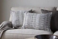 Bedroom Textiles|Cushions^Nkuku Aahna Wool Cushion Cover - Charcoal