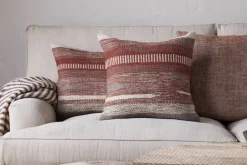 Bedroom Textiles|Cushions^Nkuku Aakash Wool Cushion Cover - Rust