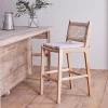Kitchen & Dining|Bar Stools & Bar Chairs^Nkuku Aamani Mango Wood & Cord Counter Chair - Natural