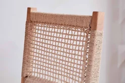 Kitchen & Dining|Dining Chairs & Benches^Nkuku Aamani Mango Wood & Cord Dining Chair - Natural