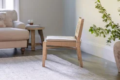 Bedroom|Living^Nkuku Aamani Mango Wood & Cord Occasional Chair - Natural
