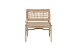 Bedroom|Living^Nkuku Aamani Mango Wood & Cord Occasional Chair - Natural
