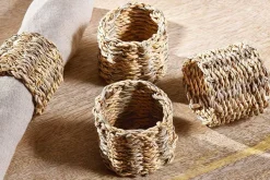 Table Settings & Linens^Nkuku Aarushu Napkin Rings - Natural (Set of 4)