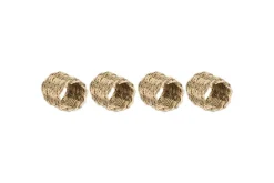 Table Settings & Linens^Nkuku Aarushu Napkin Rings - Natural (Set of 4)