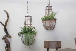 Hanging Planters|Garden Planters^Nkuku Abari Caged Hanging Planter