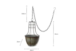 Hanging Planters|Garden Planters^Nkuku Abari Caged Hanging Planter