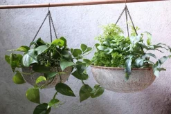 Hanging Planters|Garden Planters^Nkuku Abari Round Hanging Planter