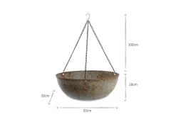 Hanging Planters|Garden Planters^Nkuku Abari Round Hanging Planter