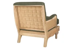 Living|Armchairs^Nkuku Abe Deconstructed Linen Armchair - Olive