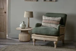Living|Armchairs^Nkuku Abe Deconstructed Linen Armchair - Olive