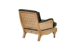 Living|Armchairs^Nkuku Abe Deconstructed Velvet Armchair - Moss Moss Green