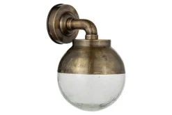 Outdoor Lights^Nkuku Abeo Outdoor Wall Lamp - Antique Brass