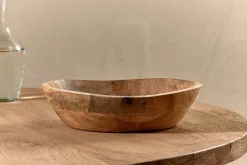 Bowls & Trays|Serving Bowls^Nkuku Adar Mango Wood Bowl