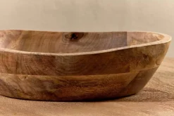 Bowls & Trays|Serving Bowls^Nkuku Adar Mango Wood Bowl