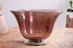 Serving Bowls^Nkuku Aderonke Glass Bowl - Plum