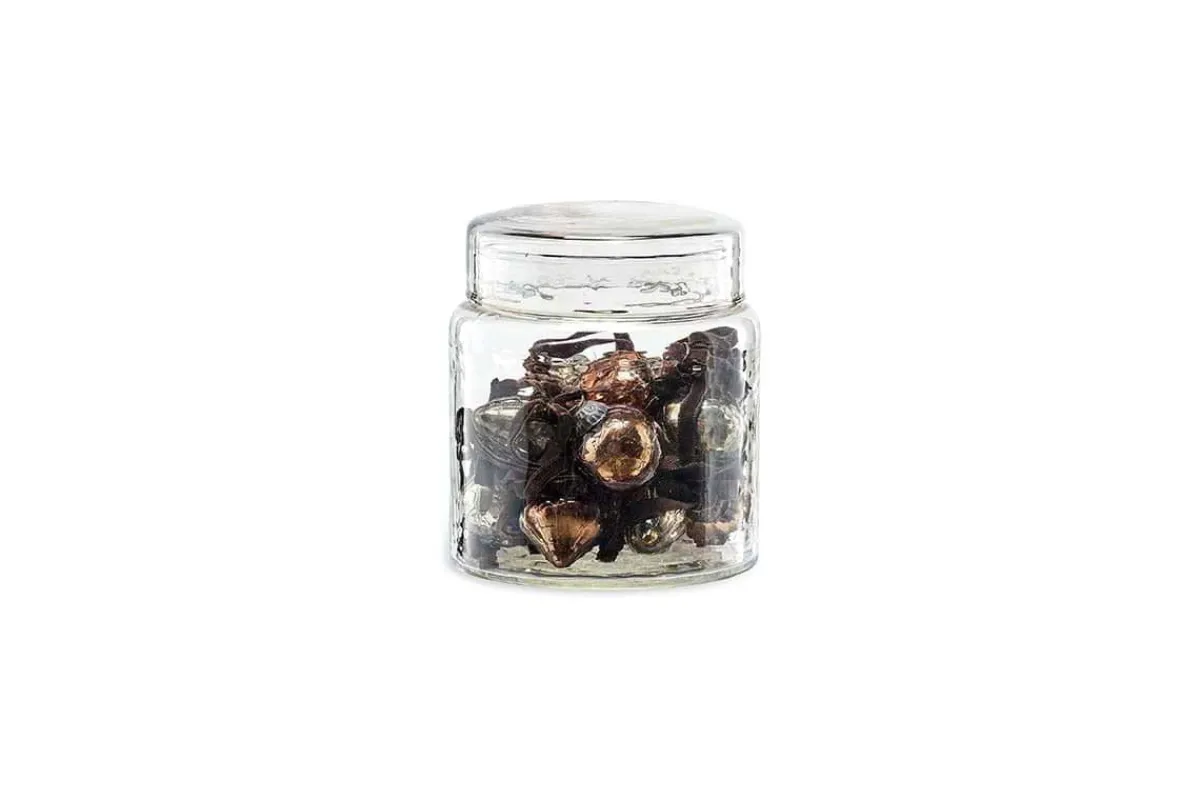 Baubles & Tree Decorations|Winter Berries^Nkuku Adisa Bauble Jar - (Set of 16) Antique Gold & Rust