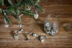 Baubles & Tree Decorations|Shades Of Nature^Nkuku Adisa Bauble Jar - (Set of 16) Antique Silver