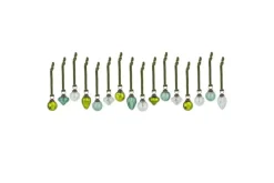Baubles & Tree Decorations|Shades Of Nature^Nkuku Adisa Bauble Jar - (Set of 16) Mixed Green & Clear