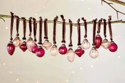 Baubles & Tree Decorations|New Christmas^Nkuku Adisa Bauble Jar - (Set of 16) Ruby & Copper