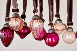 Baubles & Tree Decorations|New Christmas^Nkuku Adisa Bauble Jar - (Set of 16) Ruby & Copper