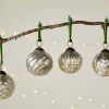 Baubles & Tree Decorations|New Christmas^Nkuku Adoya Baubles - Aged Nickel (Set of 4)