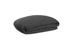 Bedroom Textiles|Bedroom^Nkuku Adya Linen Duvet Cover - Charcoal
