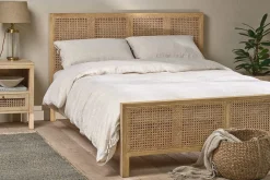 Bedroom Textiles|Bedroom^Nkuku Adya Linen Duvet Cover - Natural