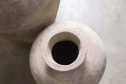 Garden Planters|Garden Décor^Nkuku Affiti Clay Tapered Pot - Large