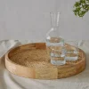 Garden Décor|Trays & Platters^Nkuku Akila Mango Wood Tray - Natural