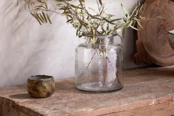 Decorative Home Accessories|Vases^Nkuku Akra Recycled Glass Vase - Clear