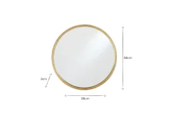 Round Mirrors|Wall Mirrors^Nkuku Almora Round Mirror - Large