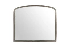 Fireside|Wall Mirrors^Nkuku Almora Wall Mirror - Antique Nickle