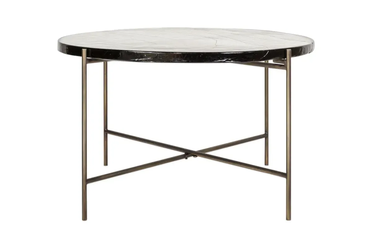 Living|Coffee Tables^Nkuku Aluva Glass Coffee Table - Clear & Antique Brass