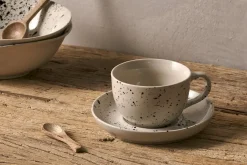 Breakfast Accessories|Teapots & Teacups^Nkuku Ama Cup & Saucer - Splatter
