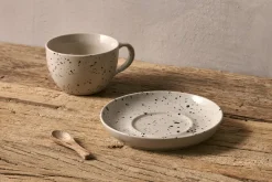 Breakfast Accessories|Teapots & Teacups^Nkuku Ama Cup & Saucer - Splatter
