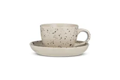 Breakfast Accessories|Teapots & Teacups^Nkuku Ama Cup & Saucer - Splatter