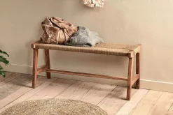 Bedroom^Nkuku Amhara Acacia & Jute Woven Bench