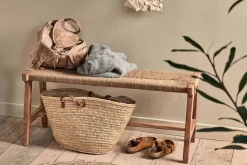 Bedroom^Nkuku Amhara Acacia & Jute Woven Bench