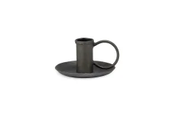 Decorative Home Accessories|Candlesticks^Nkuku Amri Iron Candlestick - Antique Black