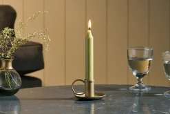 Decorative Home Accessories|Candlesticks^Nkuku Amri Iron Candlestick - Antique Brass
