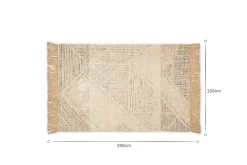 Rugs|Bedroom^Nkuku Anaisha Cotton & Jute Rug - Natural & Grey