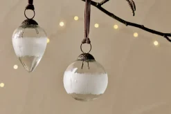 Baubles & Tree Decorations|Shades Of Nature^Nkuku Anara Etched Bauble - (Set of 4)