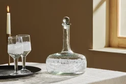 Barware|Decanters^Nkuku Anara Etched Decanter