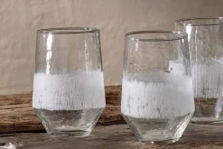 Everyday Glassware|Tumblers^Nkuku Anara Etched Tumbler - Clear - (Set of 4) - Large