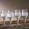 Entertaining Glasses|Wine & Champagne Glasses^Nkuku Anara Etched Wine Glass - Clear - (Set of 4) - Large
