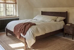 Bedroom^Nkuku Anbu Acacia Bed - Washed Walnut
