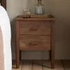 Bedroom|Beside Tables^Nkuku Anbu Acacia Bedside Table - Washed Walnut
