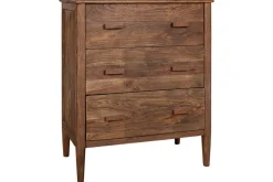 Bedroom^Nkuku Anbu Acacia Chest of Drawers - Washed Walnut