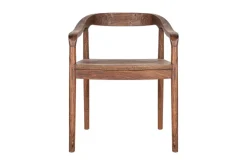 Kitchen & Dining|Dining Chairs & Benches^Nkuku Anbu Acacia Dining Chair - Washed Walnut
