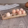 Pantry|Breakfast Accessories^Nkuku Anda Mango Wood Egg Holder - Natural